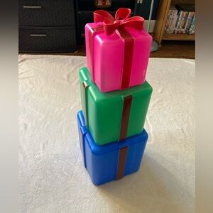 Colorful Stackable Christmas Present Decoration